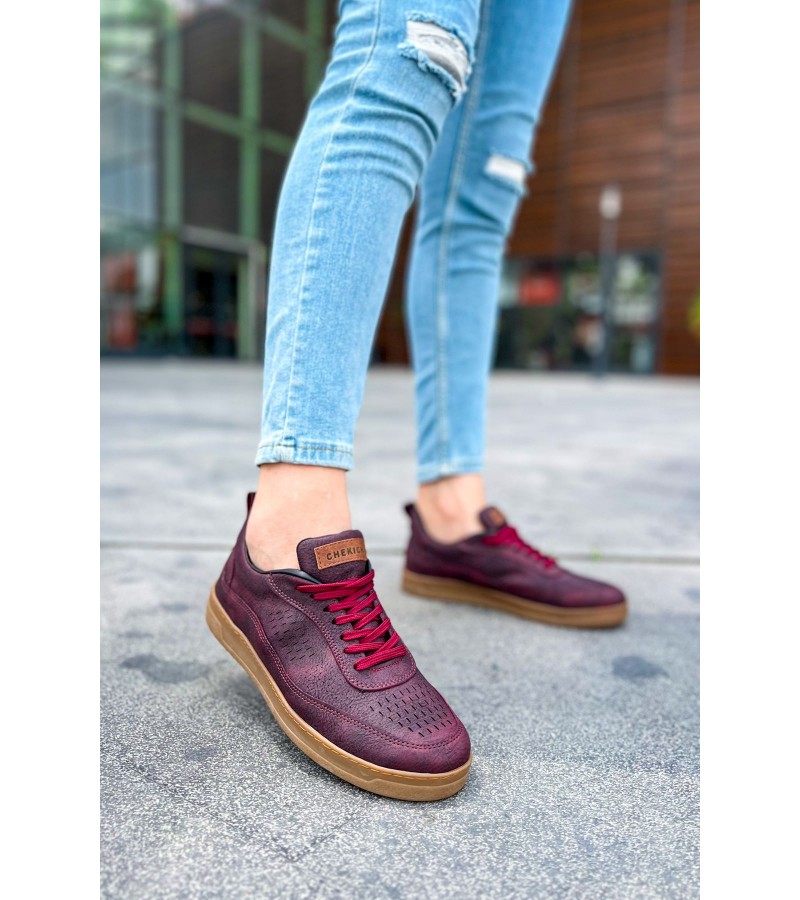 CH157 CKT Retro Erkek Ayakkabı BORDO