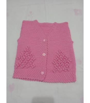 Bebek el örgüsü yelek 