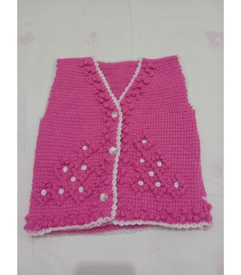 Bebek el örgüsü yelek 