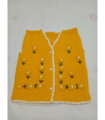 Bebek el örgüsü yelek 