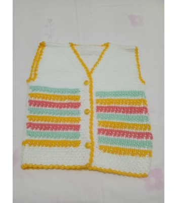 Bebek el örgüsü yelek 