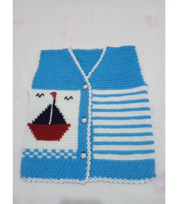 Bebek el örgüsü yelek 