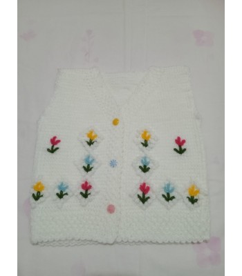 Bebek el örgüsü yelek 