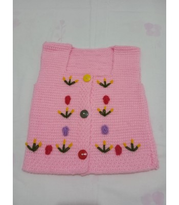 Bebek el örgüsü yelek 