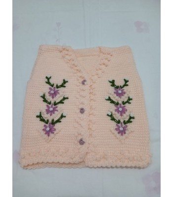 Bebek el örgüsü yelek 