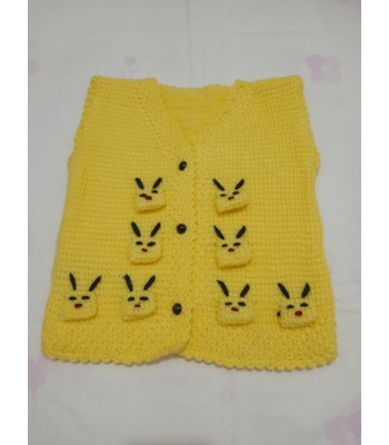 Bebek el örgüsü yelek 