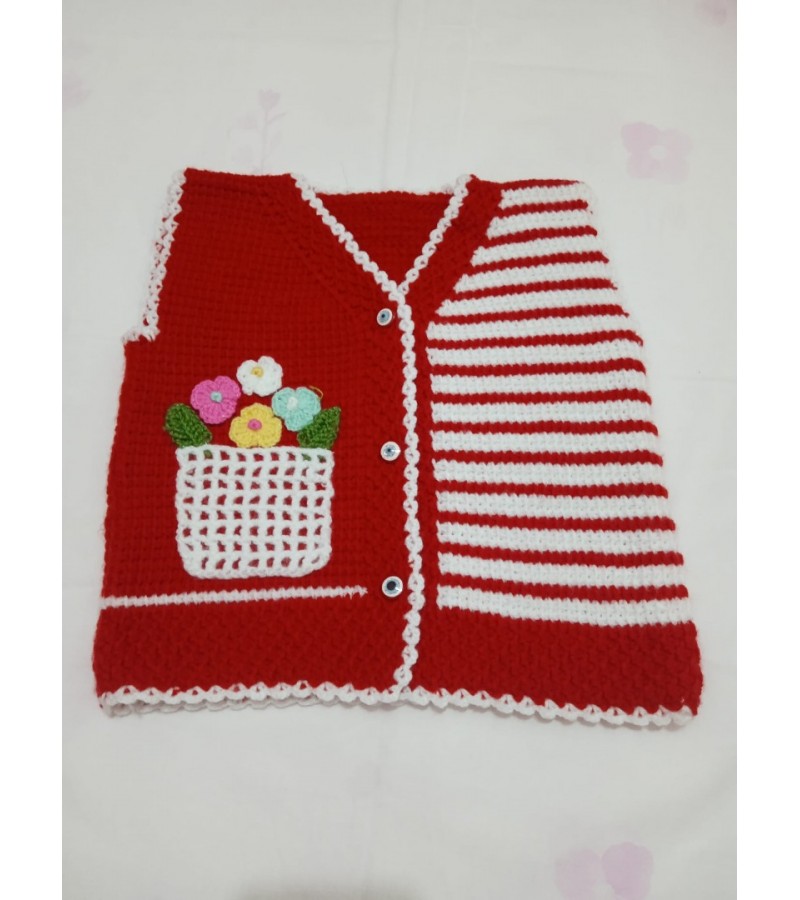 Bebek örgü yelek