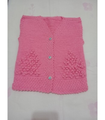 Bebek el örgüsü yelek 