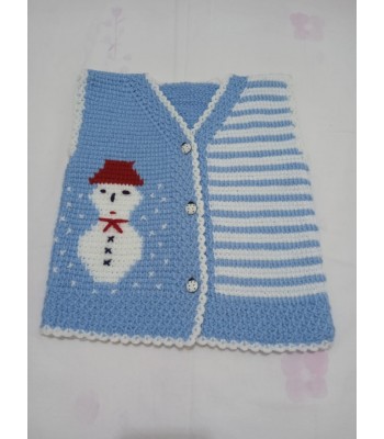 Bebek el örgüsü yelek 
