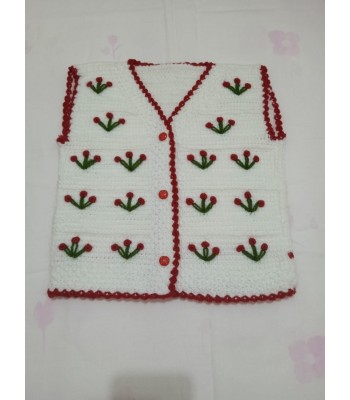 Bebek el örgüsü yelek 