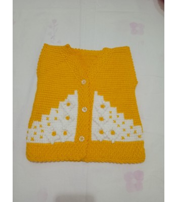 Bebek el örgüsü yelek 