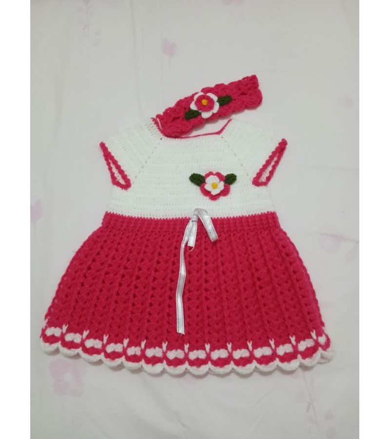 Bebek örgü elbise