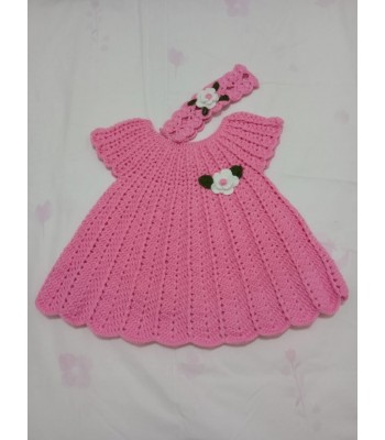 Bebek el örgüsü elbise 