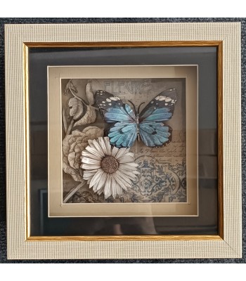 Kelebekli Rölyef Tablo 25*25 cm 