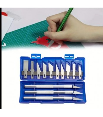 Oyma bıçağı Seti  Alüminyum alaşımlı 13 adet set 