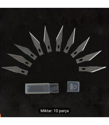 Rölyef Kretuar bıçağı yedek uc ( 10 Adet )
