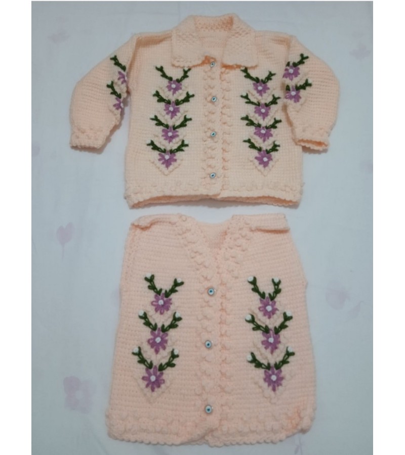 Bebek yelek ceket takim Bebek yelek ceket takim