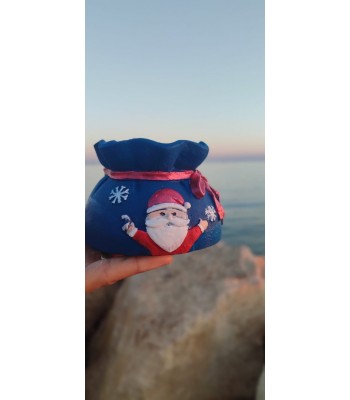 Noel baba saksı 