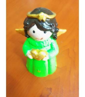 hediyelik kalpli melek biblo